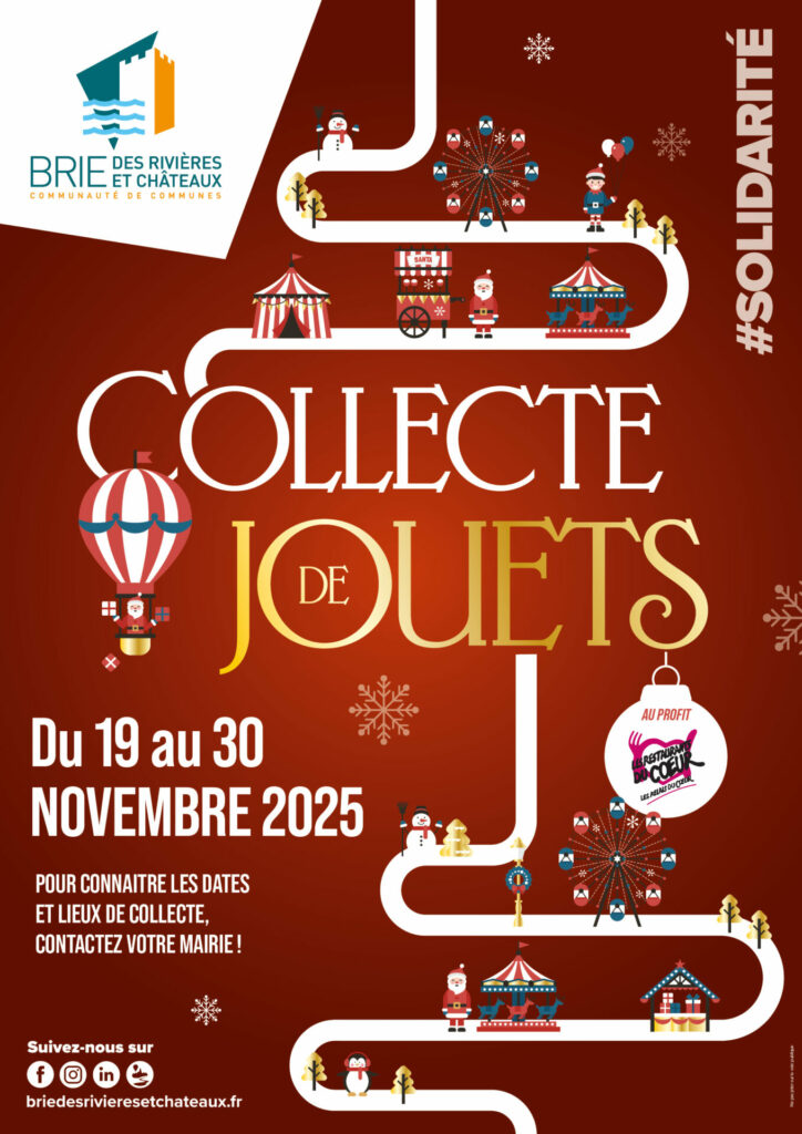 affiche générique collecte jouets CCBRC 2025