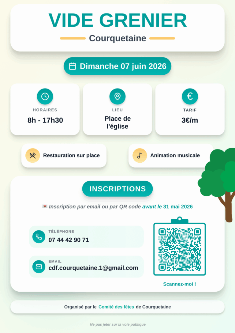 Vide-greniers à Courquetaine_Courquetaine