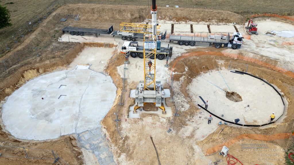 2025 construction de la STEP de Chaumes-en-Brie