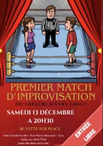 Match d’improvisation théâtrale à Évry-Grégy-sur-Yerres