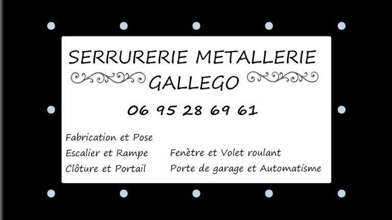 Serrurerie Métallerie Gallego_Chaumes-en-Brie 77