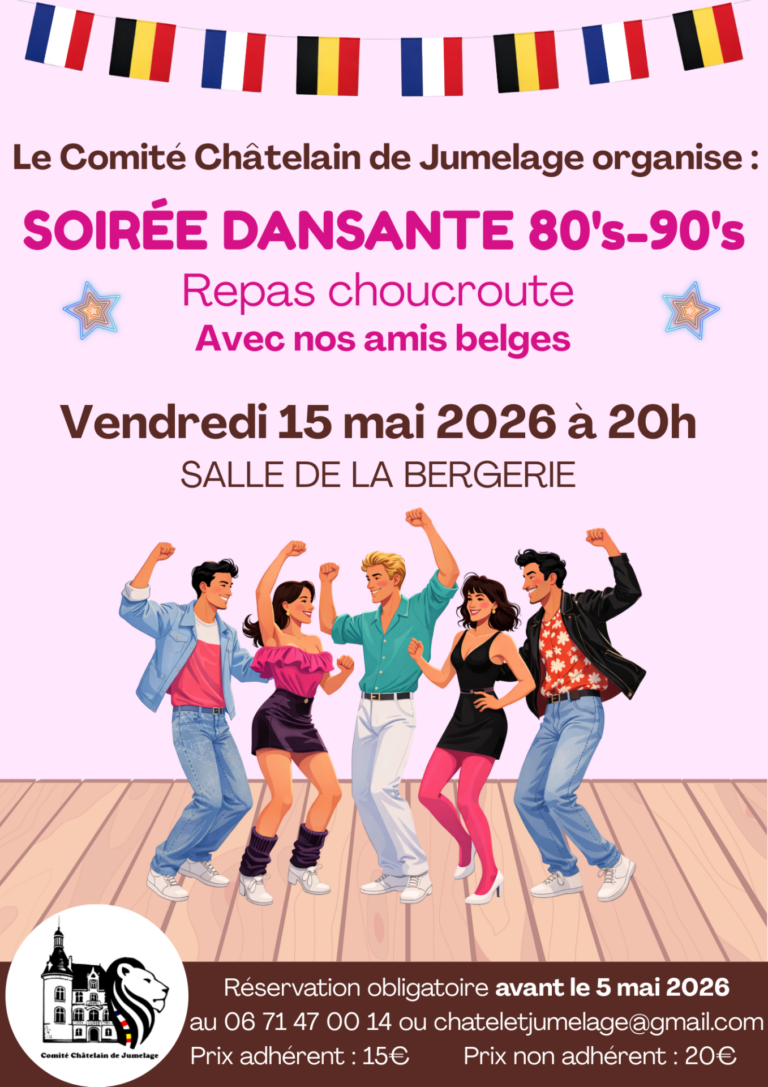 Soirée Dansante 80's-90s' au Châtelet-en-Brie