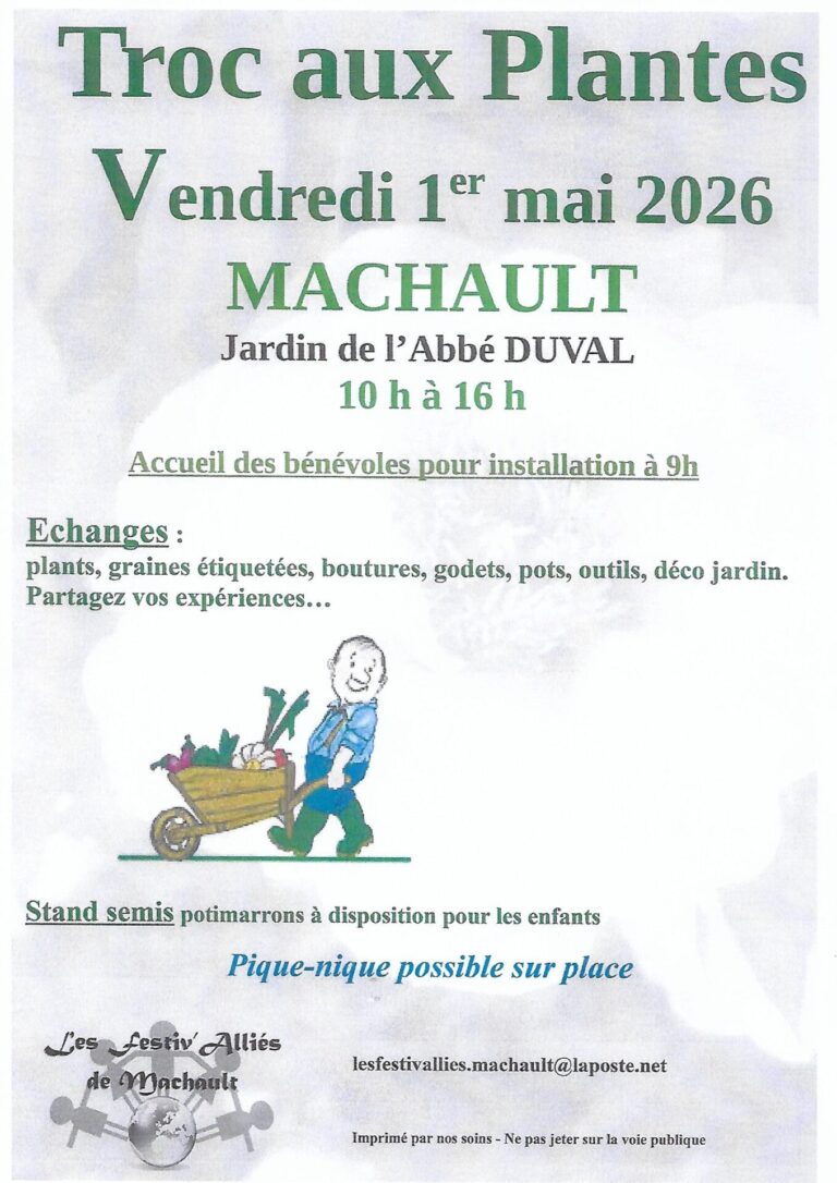 Troc aux plantes à Machault