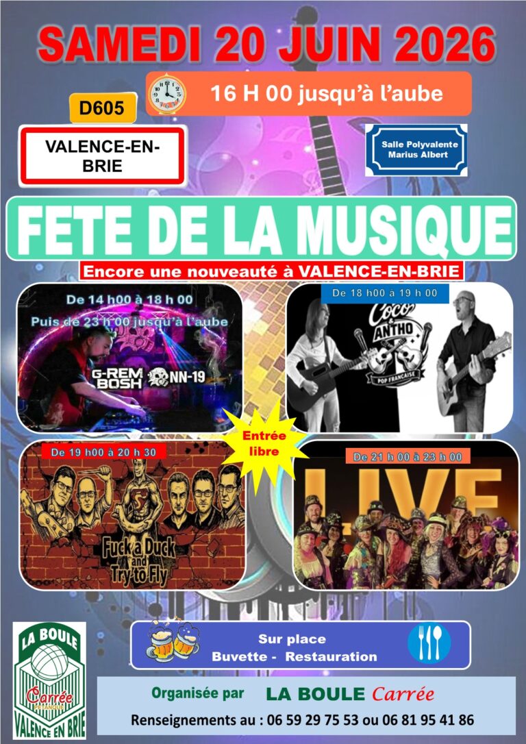 Fête de la musique à Valence-en-Brie