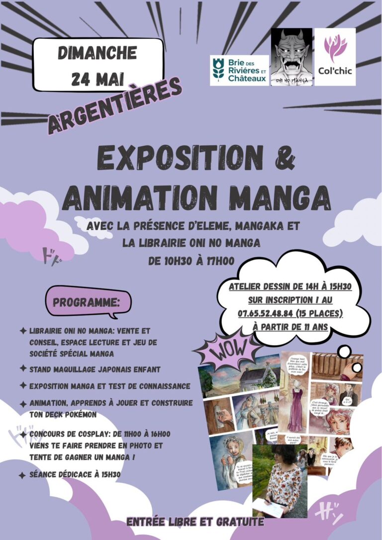 Affiche manga argentieres