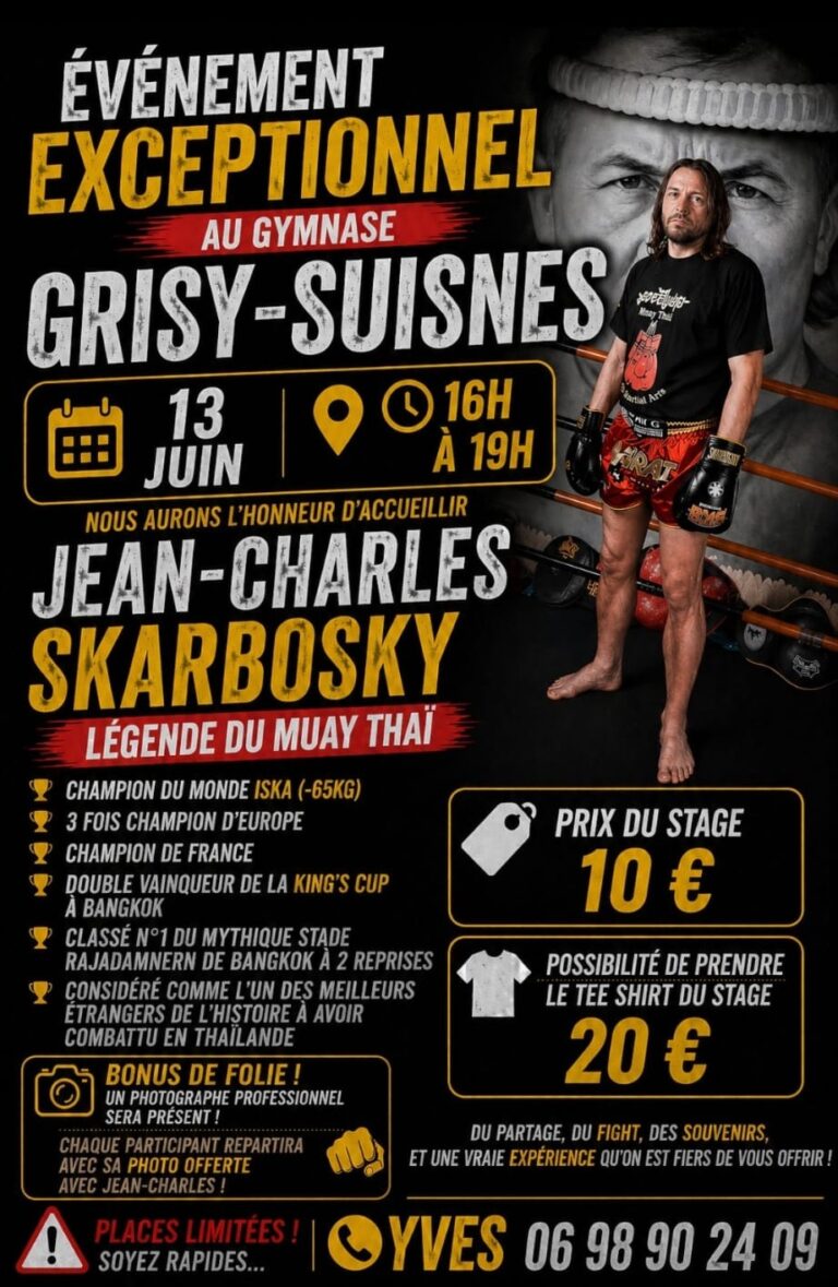 Stage de muay thaï avec J-C. Skarbowsky à Grisy-Suisnes_Grisy-Suisnes