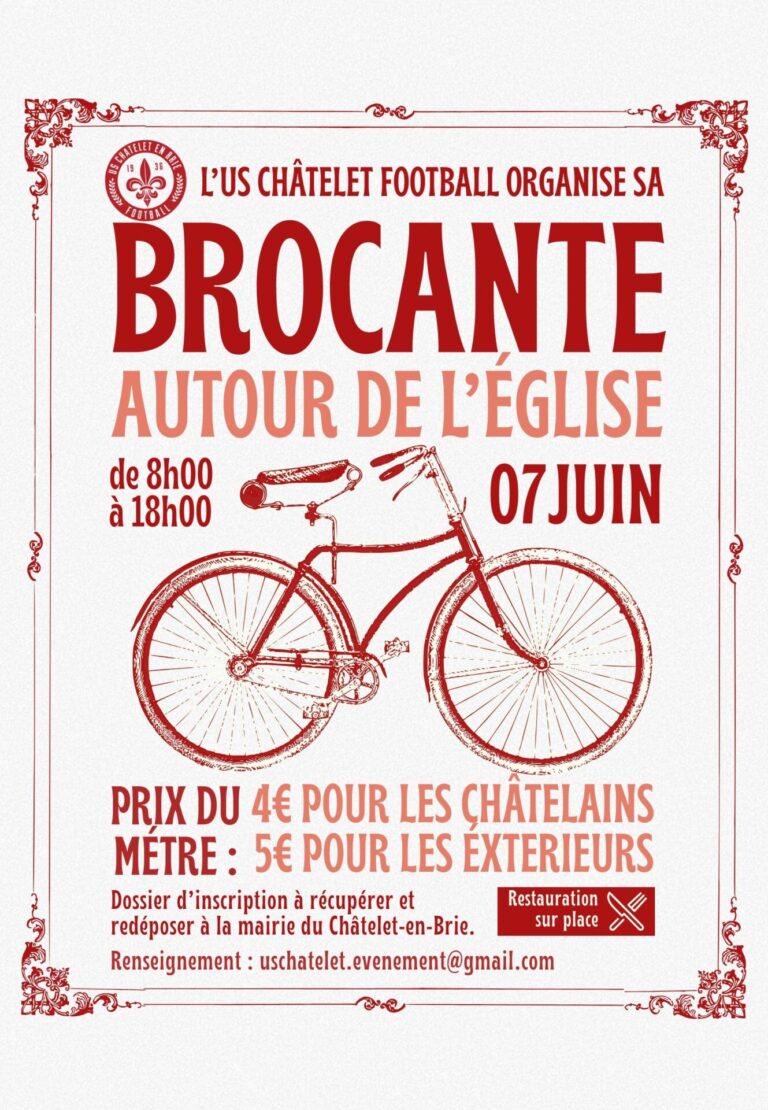 Brocante au Châtelet-en-Brie