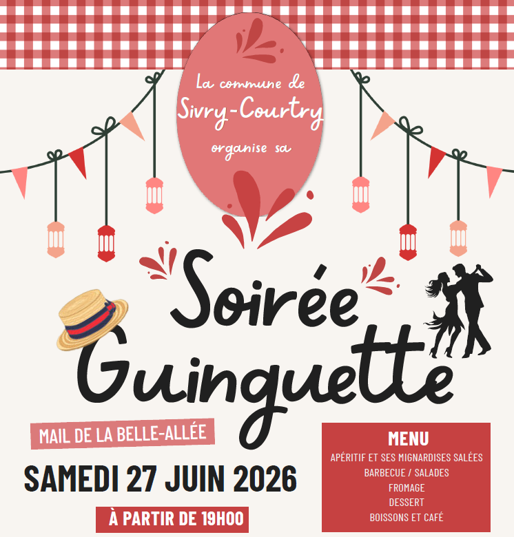 soirée guinguette à Sivry-Courtry