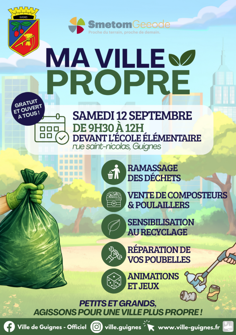 Ma ville propre à Guignes
