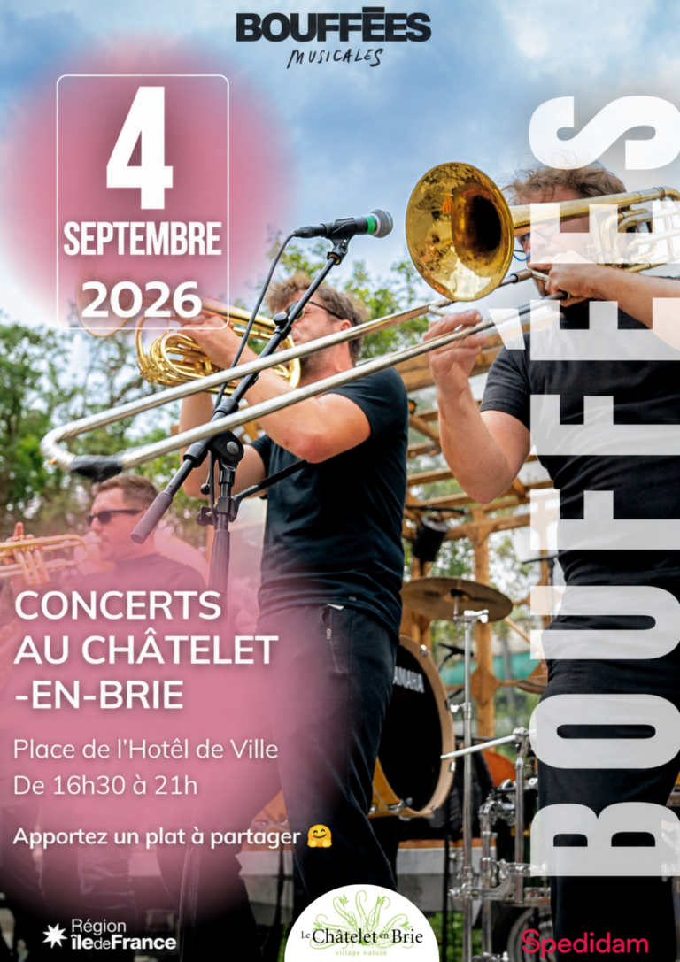 Concerts : Les Bouffées Musicales au Châtelet-en-Brie