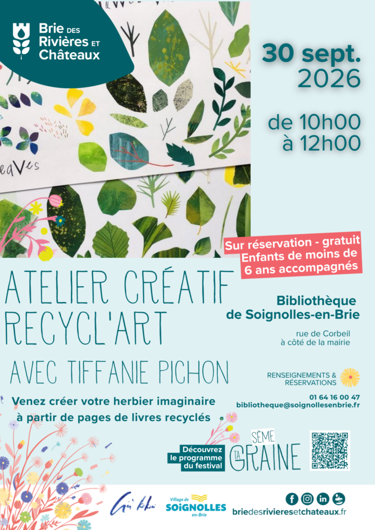 Atelier créatif à Soignolles-en-Brie