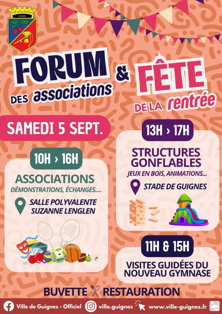 Forum des associations et fête de la rentrée à Guignes