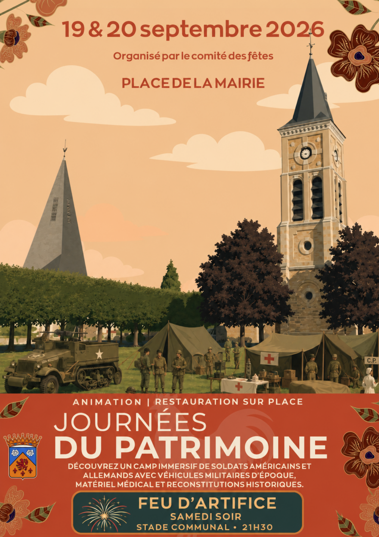 journées patrimoine et feu d'artifice