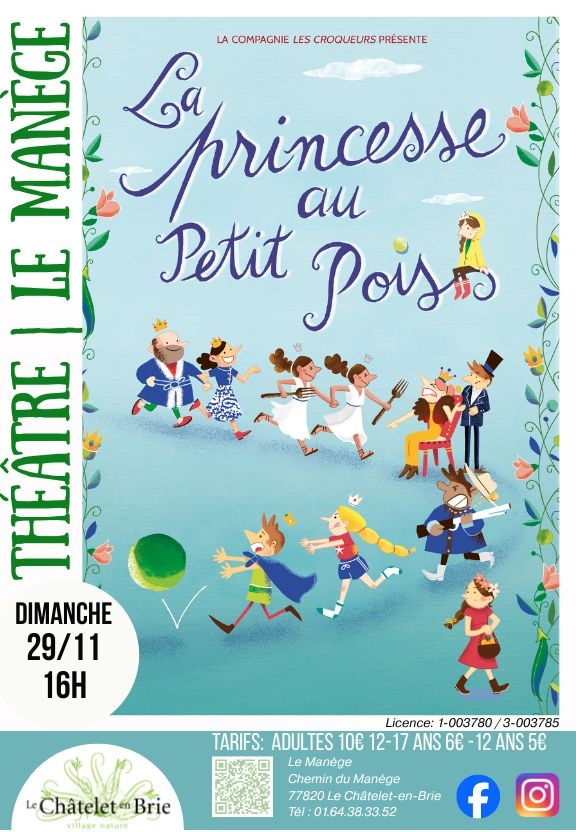 Spectacle jeune public « La princesse au petit pois » au Châtelet-en-Brie