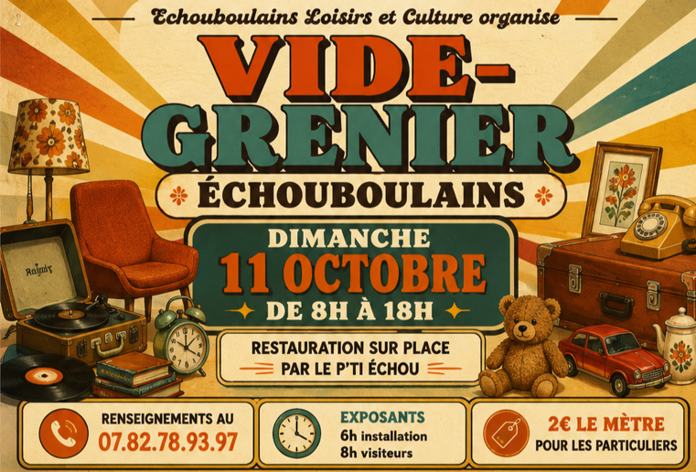 Vide-grenier à Échouboulains