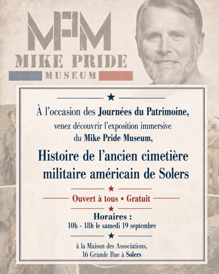 Journées Européennes du Patrimoine : Les soldats américains du cimetières de Solers