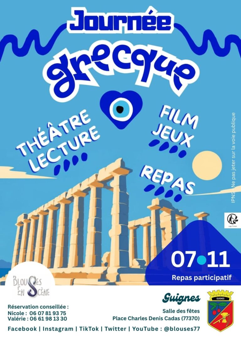 Journée Grecque par Blouses en Scène à Guignes