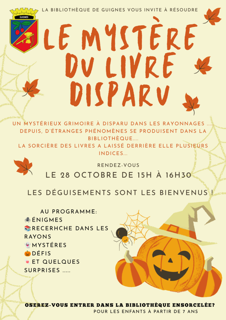 Le mystère du livre disparu
